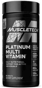 MuscleTech Platinum Multivitamin 90 Ct, Exp 01/26+ - Picture 1 of 4
