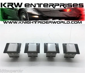 1982 PONTIAC FIREBIRD KNIGHT RIDER KITT KARR K2000 LOWER CONSOLE ROCKER SWITCHES - Picture 1 of 12