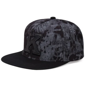 Baseball Cap Snapback Flat Peak Men Women Hip Hop Rap Sport Hat - Picture 1 of 10