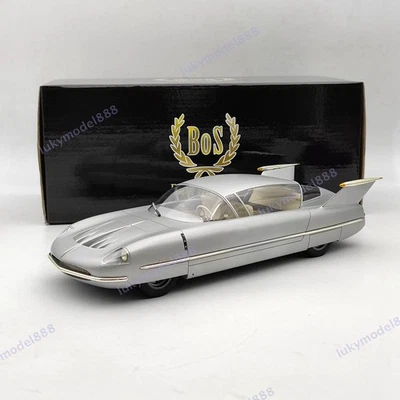 BOS 1/18 Borgward Traumwagen 1955 Silver BOS052 Resin Model Car Limited Used - Image 1 of 4