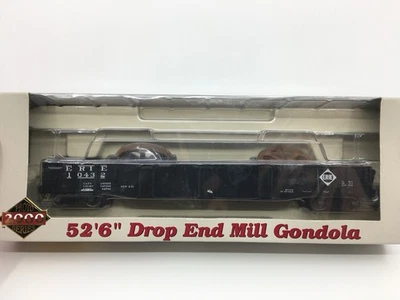 HO Proto 2000 Erie 52’ 6” Drop End Mill Gondola Car #10432 With Load - Image 1 of 2