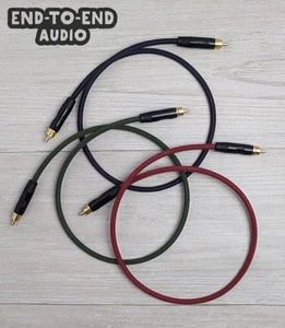 Digital Coaxial S/PDIF RCA Audio Cable | Mogami W2964 | Rean Gold RCA | 75 Ohms - Picture 1 of 11
