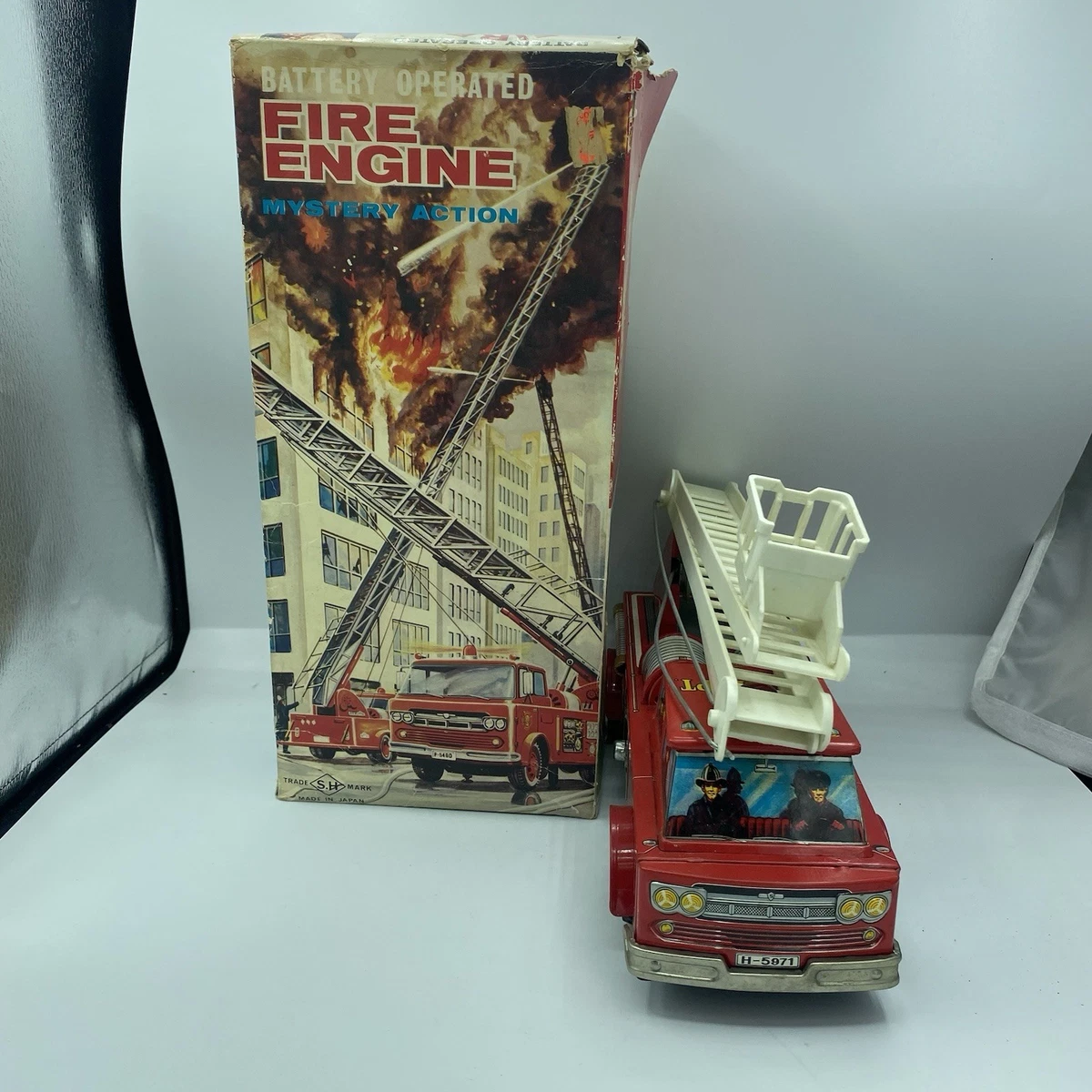 野村トーイ•新工社？ダブルネーム　電動　FIRE CHIEF CAR 動作品 Firefighters Electronic, Battery & Wind-Up Toys for sale | eBay