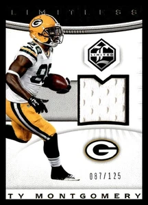 2017 Limited Limitless Materials #21 Ty Montgomery /125 - Bild 1 von 2