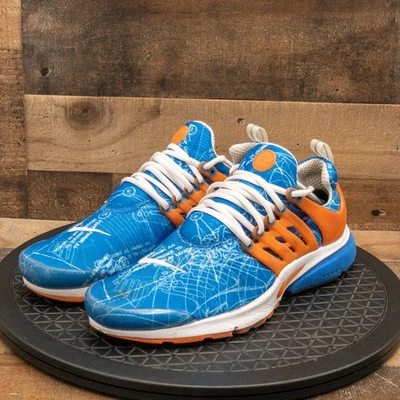 NIKE AIR PRESTO 2021 MENS ATHLETIC SHOES BLUE WHITE ORANGE RETRO SIZE LARGE - Image 1 of 4