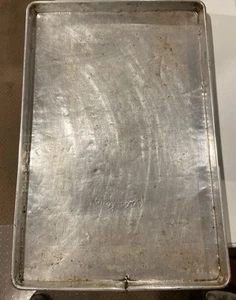 Bake King Aluminum Cookie Sheet Jelly Roll 12” X 18” KING OF BAKEWARE MADE USA - Picture 1 of 10