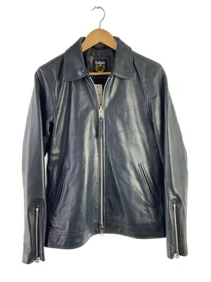 Schott Leather Jacket Blouson M Sheepskin Navy - Image 1 of 4