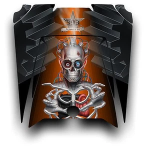 Polaris RZR XP 900 800 570 UTV Graphics Hood Decal 2011-2014 Turbo Charge Orange - Picture 1 of 1