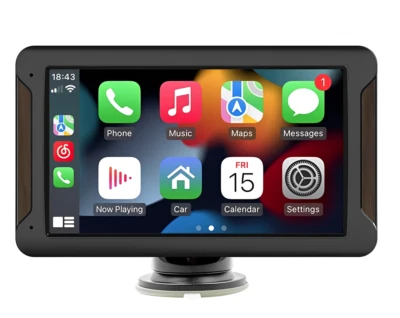 Autoradio Bluetooth Stereo Vivavoce con Apple Carplay Android Auto Display HD - Immagine 1 di 4