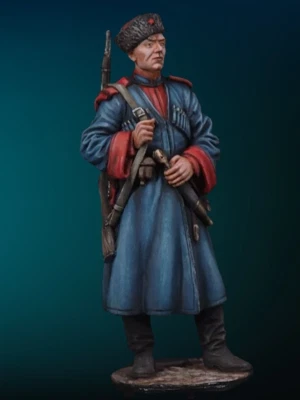 ⭐Figura Infantaria do Exército Vermelho Pintada à Mão Estanho Escala Miniatura 54mm 1/32⭐ - Imagem 1 de 3