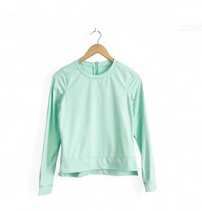 Lululemon Warm Up Crew in Fresh Teal Gr. 4 neuwertig Reißverschluss Langarm sportlich - Bild 1 von 13