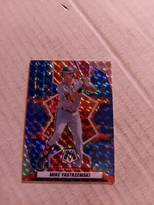 Mosaic Blue Prizm 2022 #75 Mike Yastrzemski - Foto 1 di 2