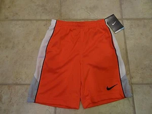 BOYS SIZE 6 NIKE DRI-FIT SHORTS **BRIGHT RED** NEW WITH TAGS!! - Picture 1 of 2