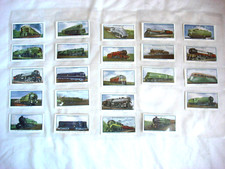 KING'S LAUNDRIES LTD - FAMOUS RAILWAY ENGINES - 23/25 CARD'S - EX/CON.