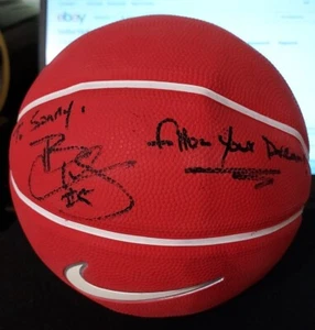 Carlos Boozer Autographed BALL Inscrb. to Sonny Basketball Mini Size Nike No COA - Picture 1 of 12