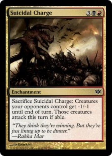 Suicidal Charge Light Play, English Magic the Gathering MTG Conflux - Image 1 of 1