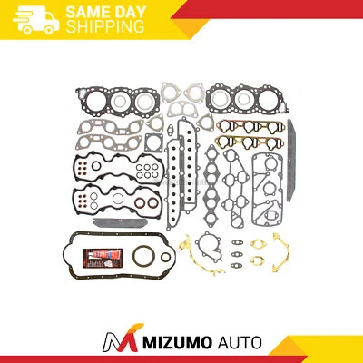 Juego completo de juntas aptas para 84-86 Nissan 300ZX Máxima 3.0L VG30 SOHC 12V Foto 1 de 4