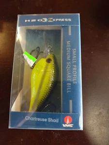 Chartreuse SHAD Bait Lure - small profile - medium square bill - NEW! H2O Xpress - Picture 1 of 5