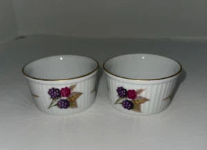 Royal Worcester Evesham Dipping Bowls, Individual Soufflé Cups - Picture 1 of 6