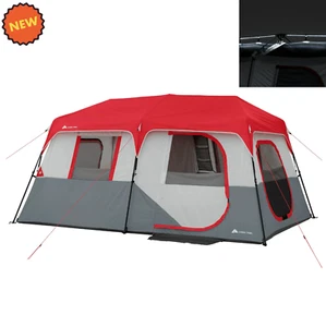 Carpa Tienda De Campaña Para 8 Personas Camping Tent w/ LEDs 8-Person Spacious - Picture 1 of 12