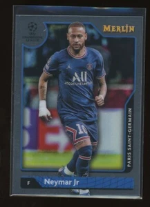 2021-22 Topps Merlin Chrome UEFA Soccer Neymar Jr. #10 Base - PSG - Picture 1 of 1