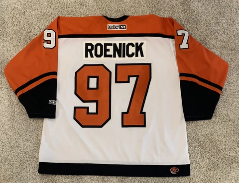 Jeremy Roenick Philadelphia Flyers CCM Maska Jersey Men XL Read Cover
