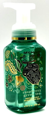 NEW 1 BATH & BODY WORKS RASPBERRY GREEN TEA GENTLE FOAMING HAND SOAP 8.75 FL OZ - Image 1 of 2