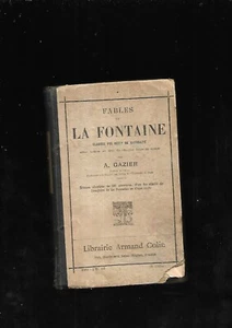 Fables de La Fountain A Gas 160 Leaping 1 Map Funny E27H - Bild 1 von 12