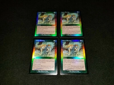 MTG 1x Arena Promo green rare LP FOIL Gaea's Blessing - ships w/ tracking - Image 1 of 2