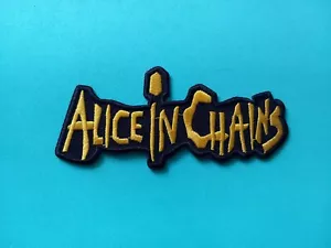 Rock Music Sew / Iron On Embroidered Patch:- Alice In Chains (a) - Picture 1 of 1