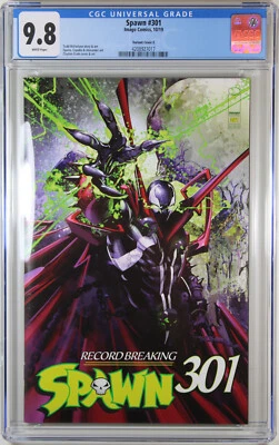 CÓMIC SPAWN #301 (VARIANTE CLAYTON CRAIN) ~ CLASIFICACIÓN CGC 9,8 CASI NUEVO/M Foto 1 de 2
