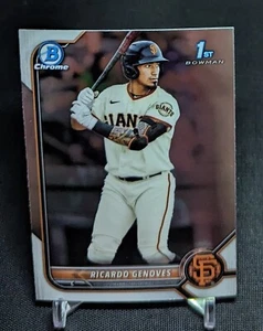 Ricardo Genoves 1st Rookie 2022 Bowman Chrome Prospect #50 San Francisco Giants - Picture 1 of 2