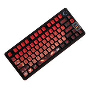 122key PBT KeyCap Eva Rebuild Of Evangelion Anime Figure OEM Profile Key Cap Set - Photo 1/12
