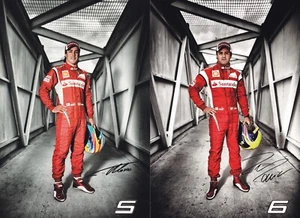 Formula 1 Ferrari 2011 autograph cards: Fernando Alonso and Felipe Massa - Bild 1 von 1