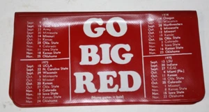 Vtg 1972 Nebraska Cornhuskers Go Big Red Football Blank Pad No Place Like NE - Picture 1 of 3