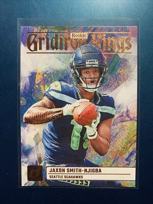 2023 Donruss Rookie Gridiron Kings Jaxon Smith-Njigba No. 7 Seahawks - Image 1 of 2