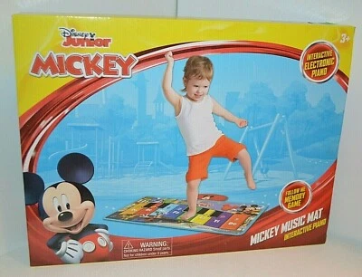 Disney Jr Mickey MOUSE MUSIC Mat Memory GAME Interactive Electronic Piano 3+  - Image 1 of 2