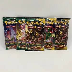 JCC Pokémon - x1 Paquete de Refuerzo de Cielos en Evolución - Espada y Escudo - Nuevo/Sellado - Imagen 1 de 1