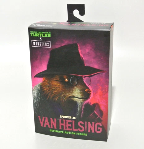 NEW NECA Universal Monsters Teenage Mutant Ninja Turtles Splinter as Van Helsing Cover