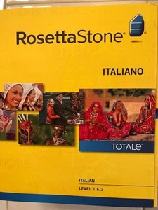 Rosetta Stone Italian Totale Level 1 and 2 Version 4.Brand New Completely Sealed - Picture 1 of 3