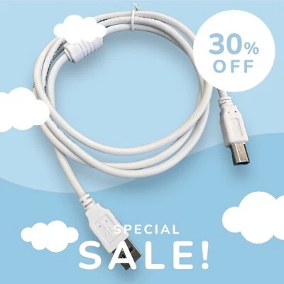 USB Printer Cable For Epson ET-2826 Inkjet Printer New - Image 1 of 4