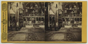 Stereo 1870-80 Naya. Venise. Venezia. Intérieur de la Basilique Saint-Marc. - Picture 1 of 1