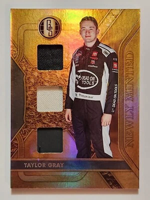 2023 Panini Chronicles NASCAR Racing Gold Standard Swatches #GS-TG Taylor Gray - Image 1 of 2