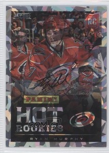 2013 Panini Fan Expo Score Hot Rookies Cracked Ice Ryan Murphy #4 Rookie Auto RC