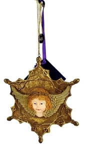 Silvestri Victoria & Albert Museum Angel Snowflake Ornament 3D/2 Sided NWT VTG - Picture 1 of 4