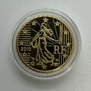10 CENTIMES D'EURO FRANCE 2010 (9000 Ex) // Qualité : BELLE EPREUVE sous Capsule - Picture 1 of 2