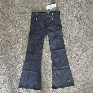 New With tags 100% Authentic DIOR Girls Elephant Bell Pants - 12 + Years - Blue - Picture 1 of 9