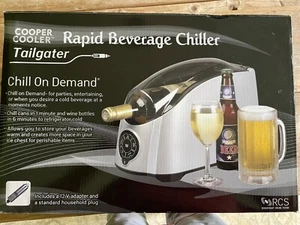 Cooper Cooler Rapid Beverage Wine Chiller Chill on Demand TailGater PRE-OWNED - Picture 1 of 5