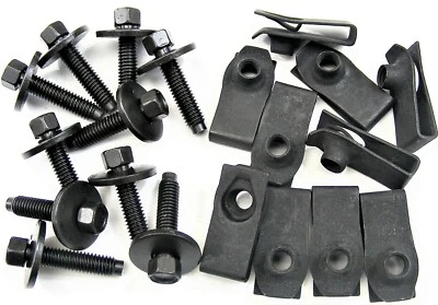 Isuzu Body Bolts & U-nut Clips- M6-1.0 x 28mm Long- 8mm Hex- 20pcs (10ea)- #405 - Image 1 of 4
