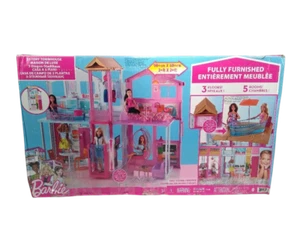 Barbie Doll House Playset, 3-Story Townhouse DAMAGED PACKAGING - Picture 1 of 7